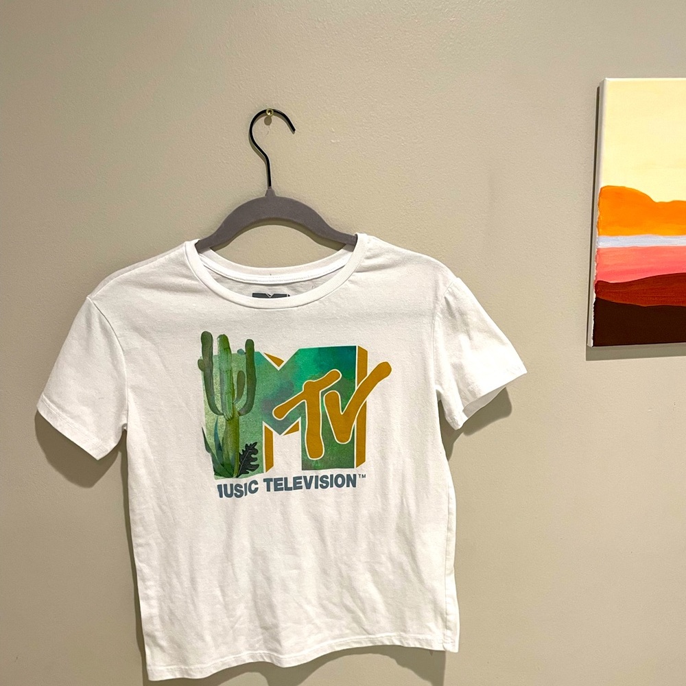 Music Television MTV Graphic Tee XS